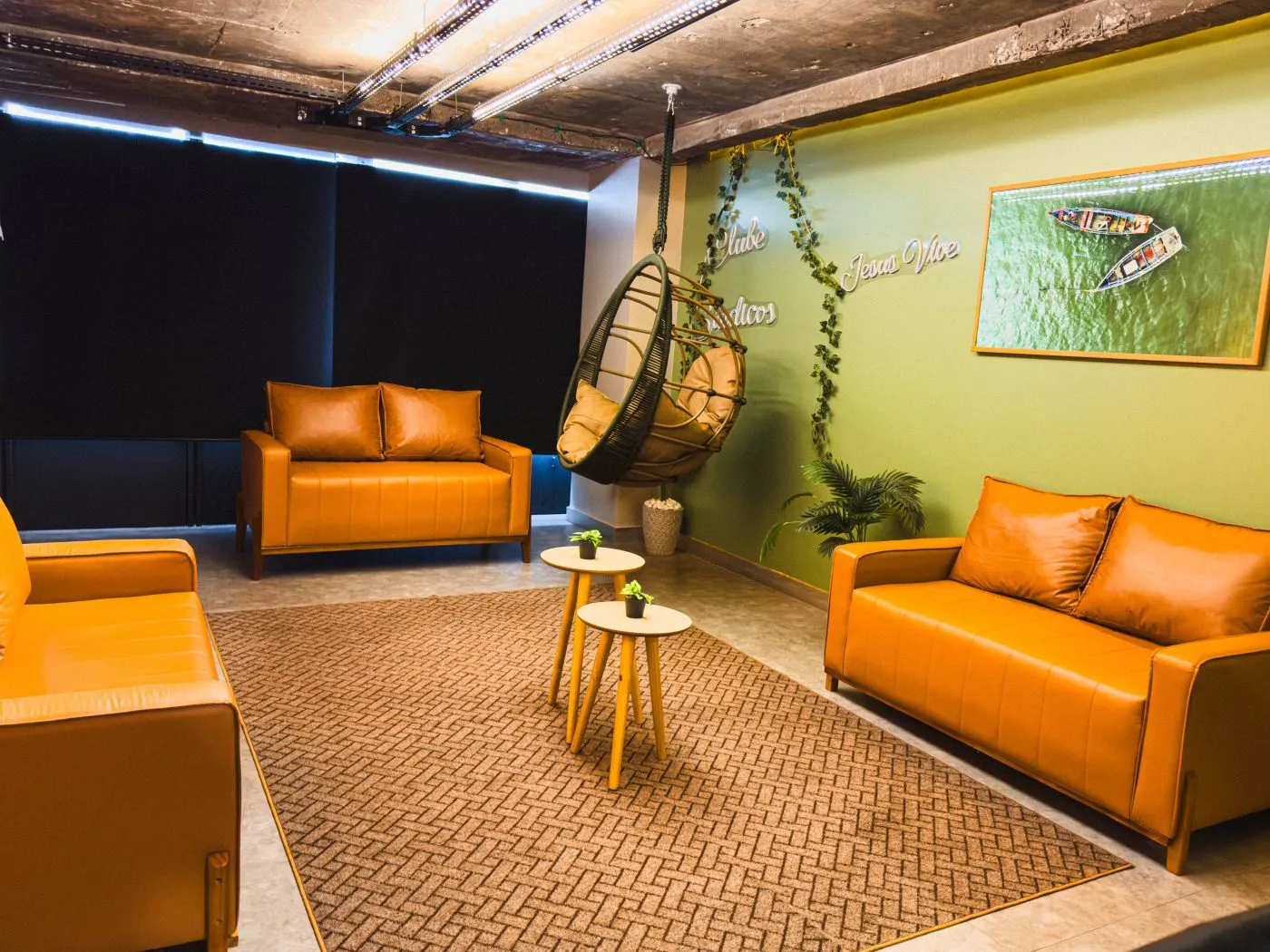 Lounge e espaço de convivência